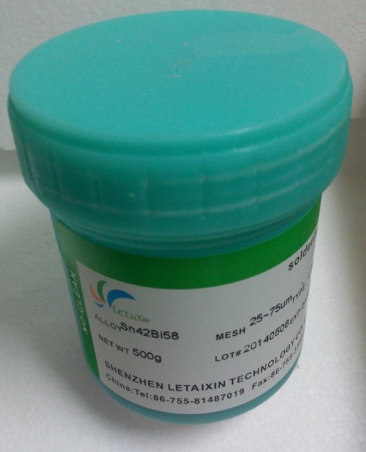 无铅免洗衣低温锡膏